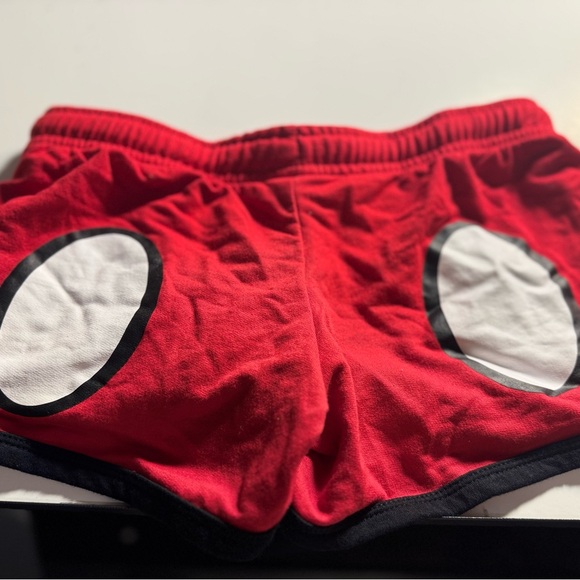 Disney Red and Black Mickey Mouse Pajama Shorts - Picture 2 of 3